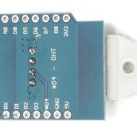 WEMOS D1 mini Temperatuur en vochtigheid sensor DHT22 Shield achterkant